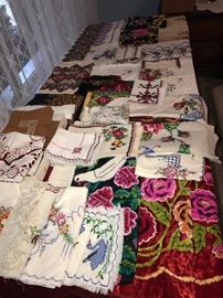 UKRAINIAN HAND-MADE NEEDLEWORK LINENS TOWELS, NAPKINS, RUNNERS, PILLOW CASES, CLOTHING AND MORE