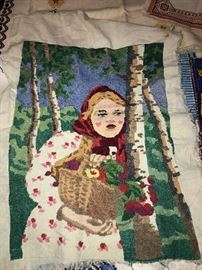 UKRAINIAN HAND-MADE NEEDLEWORK LINENS TOWELS, NAPKINS, RUNNERS, PILLOW CASES, CLOTHING AND MORE