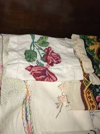 UKRAINIAN HAND-MADE NEEDLEWORK LINENS TOWELS, NAPKINS, RUNNERS, PILLOW CASES, CLOTHING AND MORE