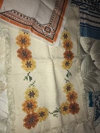 UKRAINIAN HANDMADE NEEDLEWORK LINENS TOWELS, NAPKINS, RUNNERS, PILLOW CASES, CLOTHING AND MORE