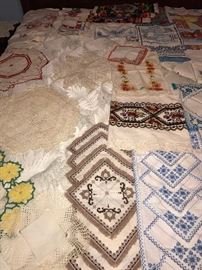 UKRAINIAN HANDMADE NEEDLEWORK LINENS TOWELS, NAPKINS, RUNNERS, PILLOW CASES, CLOTHING AND MORE