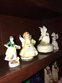 ANGEL AND FIGURINES