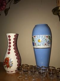 COLLECTIBLE VASES AND SHOT GLASSES