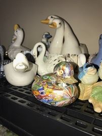 COLLECTIONS OF DUCKS