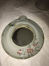 SMALL POTTERY MIRROR