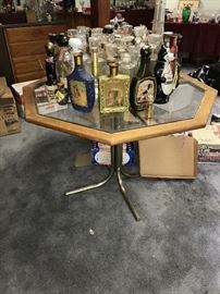 TONS OF COLLECTIBLE JIM BEAM AND LIQUOR BOTTLES