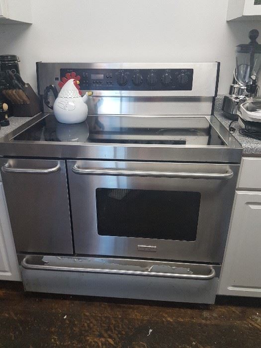 Electrolux double oven electric range