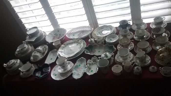 Lots of Porcelain including RS Prussia and English Bone China
