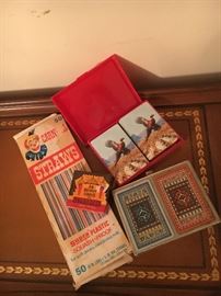 vintage playing cards and small collectibles 