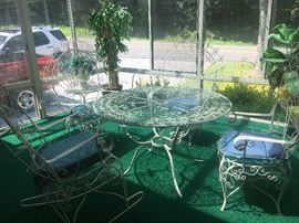 vintage patio table set 