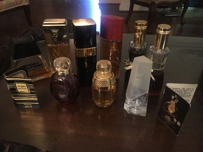 Designer and vintage Perfume and cologne 