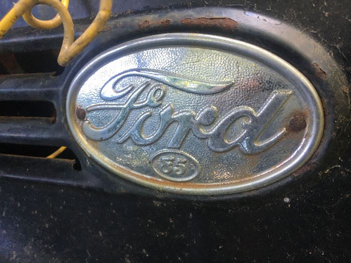 1938 ford truck ?? rat rod ford fender badges emblems  1937 1938 1940 1941 engine shroud