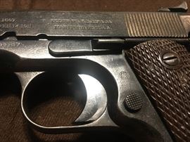 rare Military army issue 45 calibre   1912 4 digit serial # 