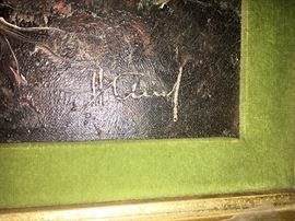 oil painting signature 