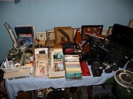 VINTAGE CAMERAS, OFFICE SUPPLIES, OLD POSTCARDS