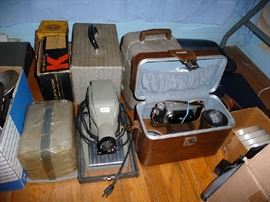 VINTAGE CAMERAS, PROJECTORS