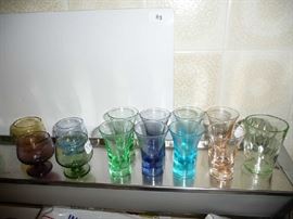 COLOR SHOT GLASSES