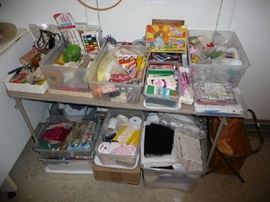 SEWING NOTIONS AND FABRIC