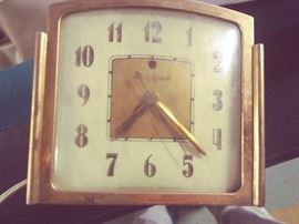 G.E. electric Desk Clock - Art Deco