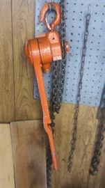 CM-3/4 TON RATCHET HOIST
