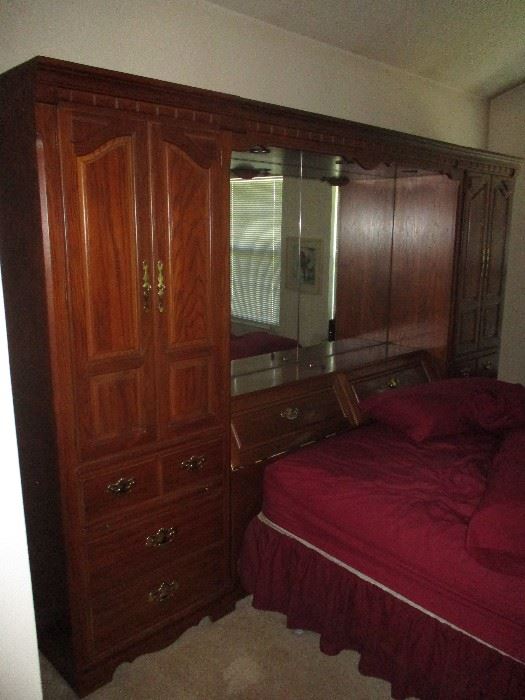 Thomasville master bedroom wall unit.  Part of the Suggested Offer Program.  Ask at check out.
