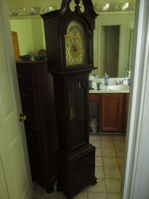 Grandmother clock.  Part of the Suggested Offer Program.  Ask at check out.
