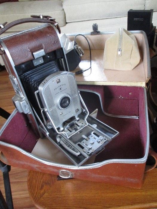 Polaroid Land Camera with all the accessories