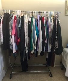tons of clothes