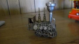 Sonny Dalton junk art train sculpture