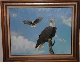 Oil painting by Ron Clayton 