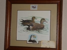 Ron Clayton signed print 