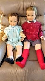 These 1950's vintage dolls are in excellent condition and are not going to be discounted.