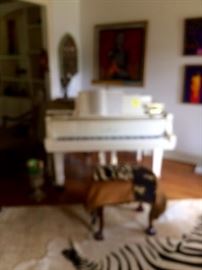 Baby grand piano  this is at a different location 