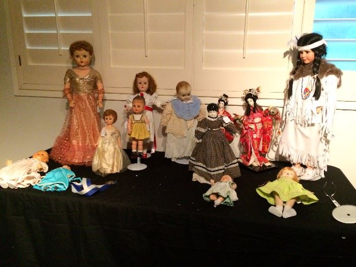 small doll collection 