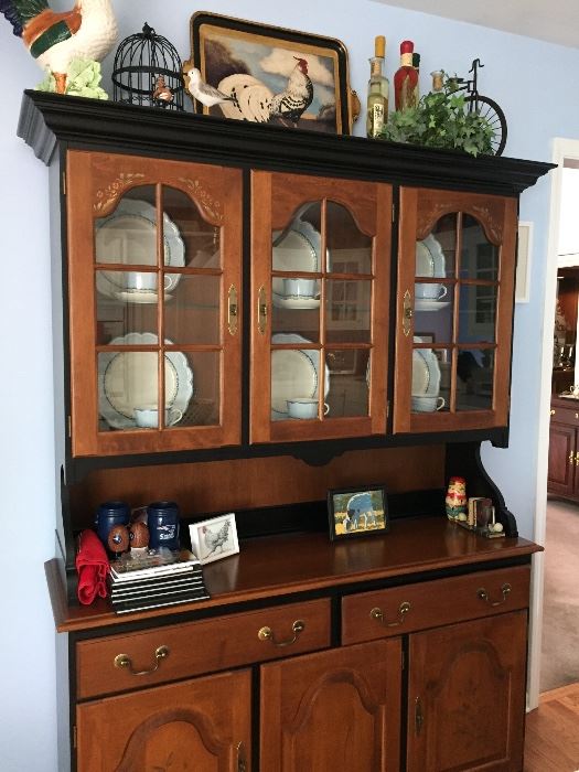 Antique Hitchcock China Hutch 50W x 75 1/2" H 16"D Buy it NOW pricing $295