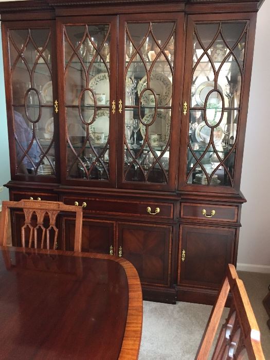Magnificent Pennsylvania House Dining Room China Hutch 81"H x 70"L x 19"d Buy it NOW $395