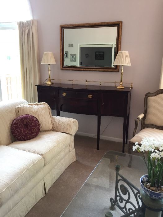 Pennsylvania House Sideboard with lamps and mirror 60L x 19 D Buy It Now $580