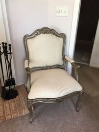 Pair of Thomasville Armchairs in Warm Pewter tones Buy It NOW $240 For the Pair