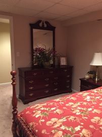 9 Drawer dresser with 2 nightstands, and highboy by Bernhardt furnishings