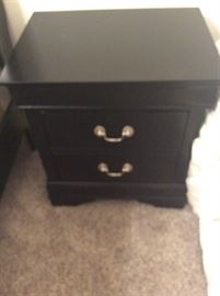 Black night stand