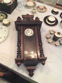 Beautiful vintage Antonia Steeple clock from the 1860's