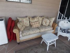WICKER SOFA