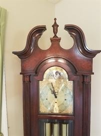 This is a Vintage Sligh Grandfather clock by Trend. It is off sight and needs appt. To be seen. 