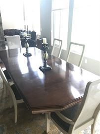 Ethan Allen Dining Room Table w/ Thomasville Chairs