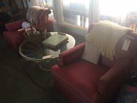 Cairs and coffee table