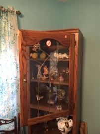 Curio Cabinet, with decorative items