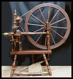 Alfred Andresen and Company spinning wheel made in Minneapolis, Minnesota