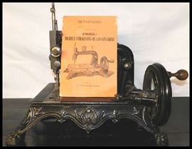 Brugsanvisning sewing machine with instruction booklet
