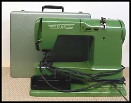 Elna electric sewing machine with case