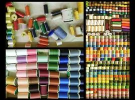 Hundreds of spools of thread !